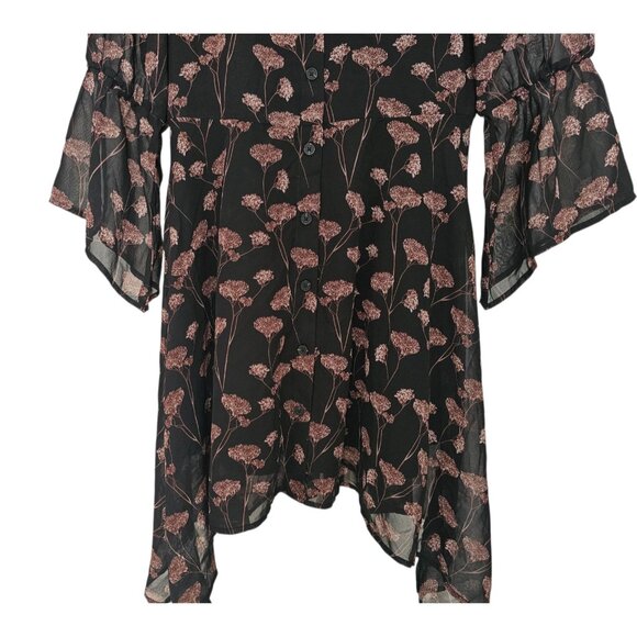 Disturbia Black and Pink Mini Dress - Picture 5 of 11